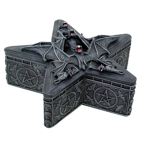 Bat Pentagram Box Large