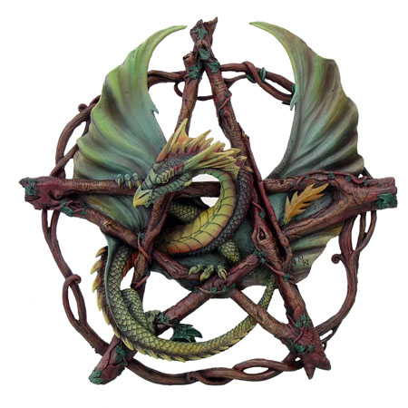 Forest Pentagram Dragon - Click Image to Close