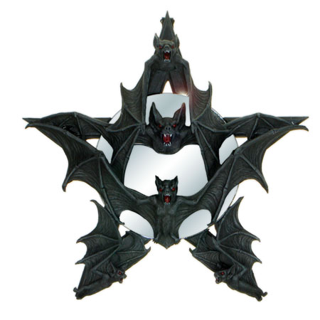 Bat Pentagram Mirror